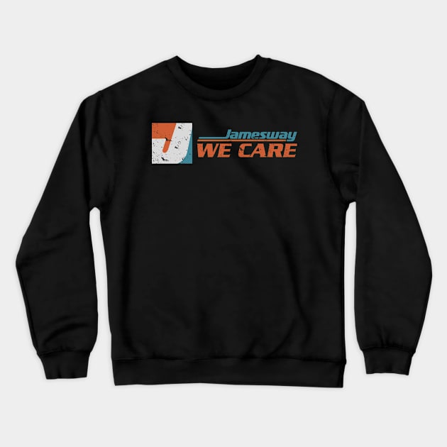 Distressed Jamesway Discount Department Store Crewneck Sweatshirt by Tee Arcade